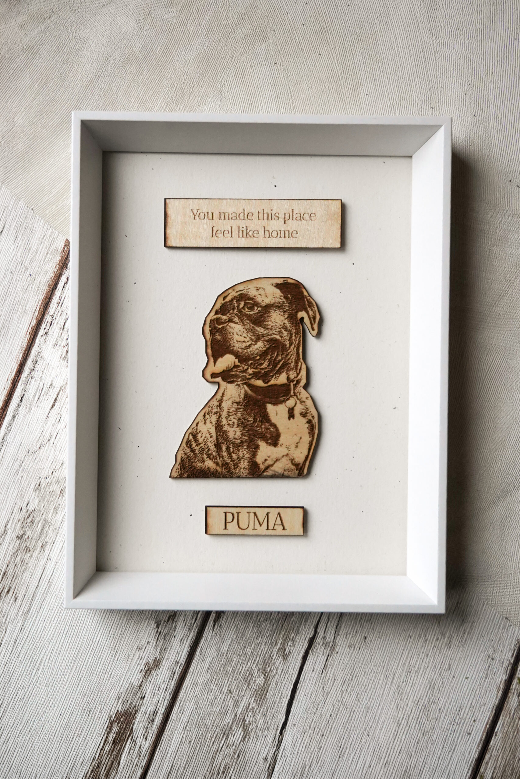Personalizowana ramka z portretem psa – grawerowana pamiątka - obrazek 5